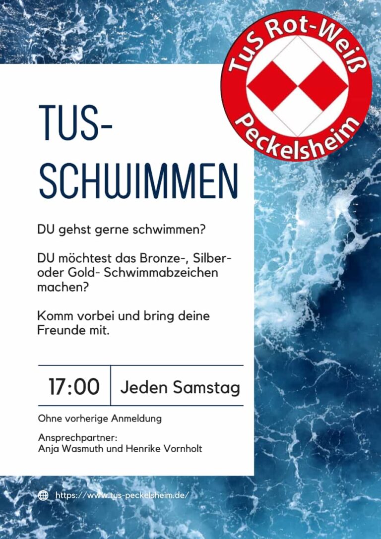 Read more about the article Schwimmen beim TuS Rot-Weiß Peckelsheim
